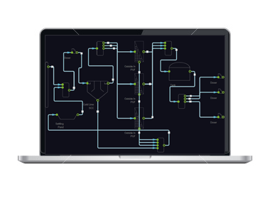 Create block flow diagrams